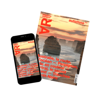 Visuel AR 76 couverture sur téléphone et en magazine papier